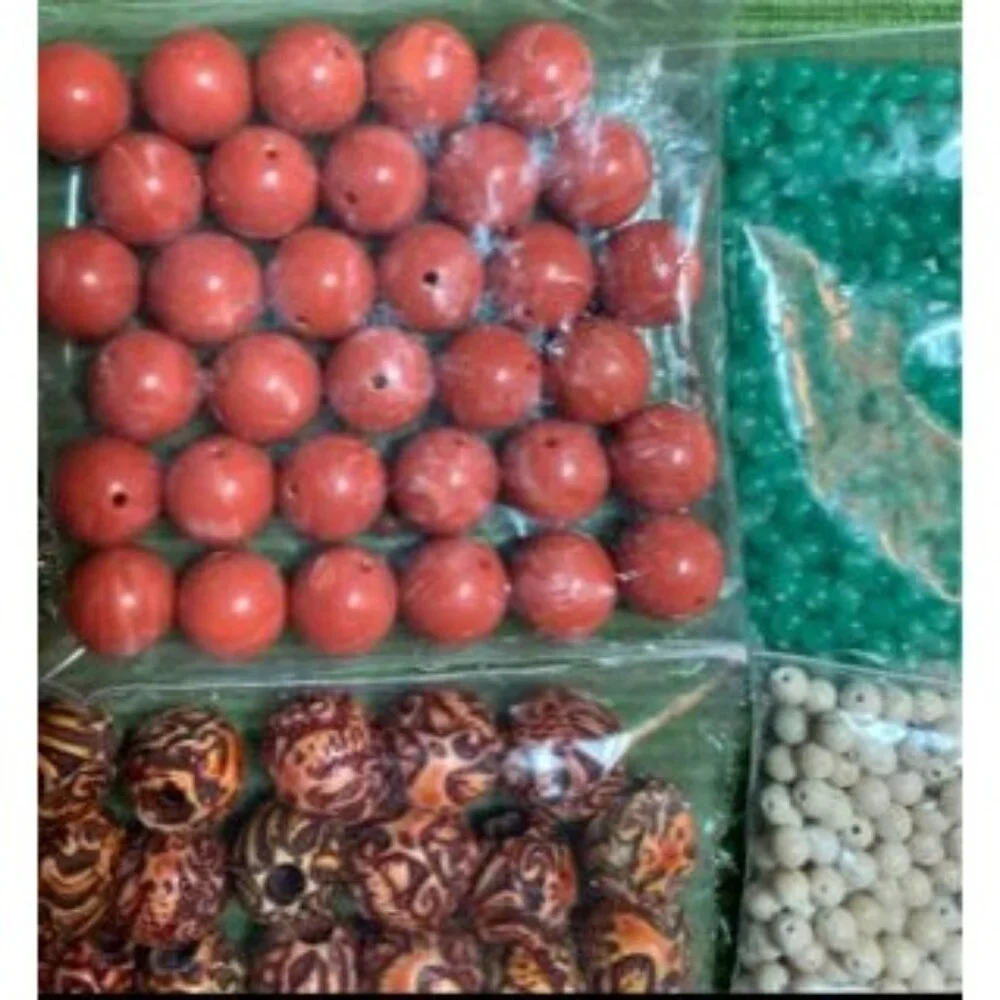 Mixed Craft Beads Set Round & Assorted Colors DIY Jewelry Crafts